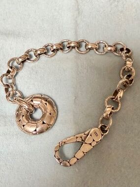John Hardy Kali Sterling Silver Pebble Link Bracelet 925